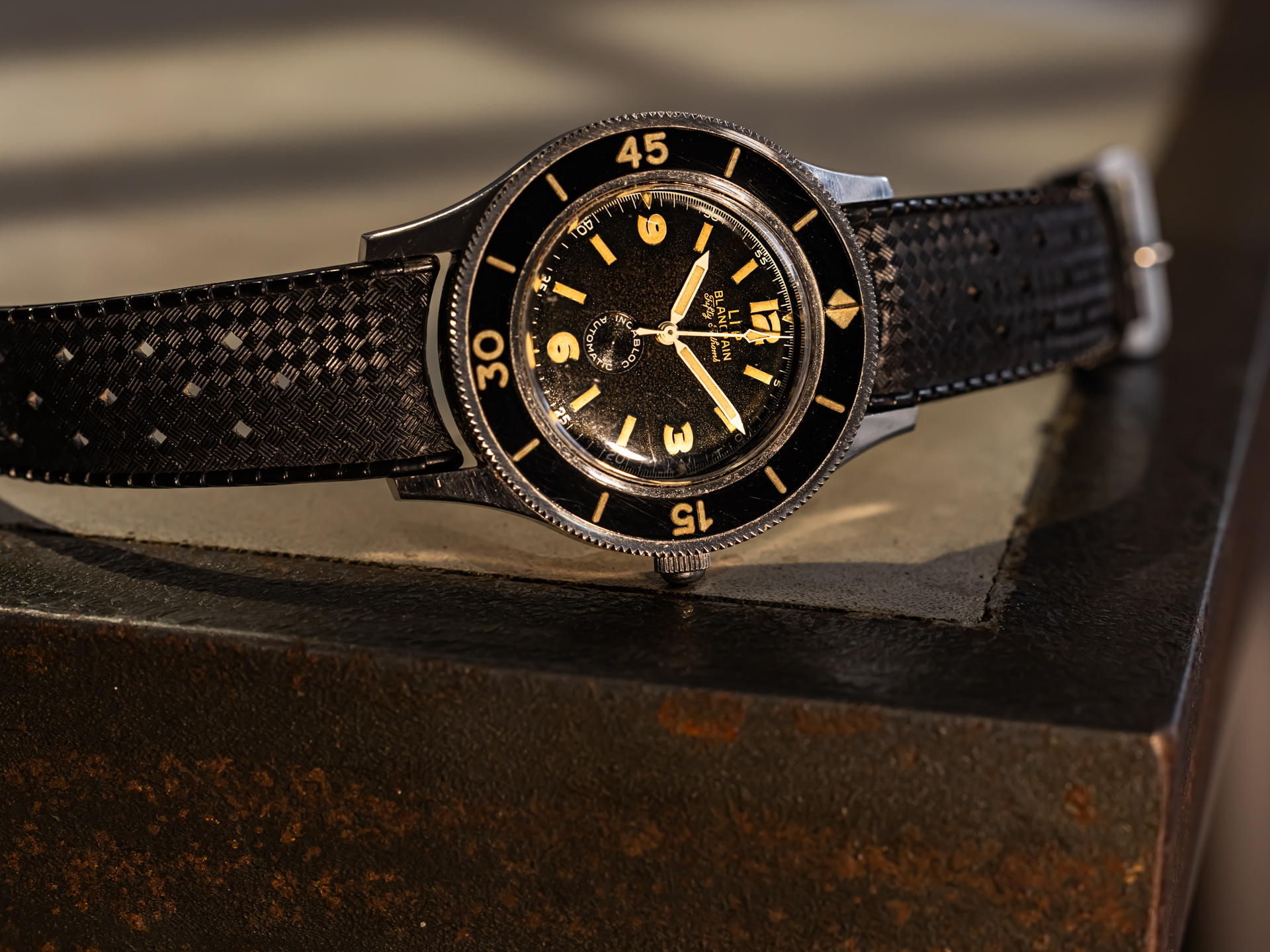 BLANCPAIN VINTAGE FIFTY FATHOMS LIP Divers Watch Stainless Steel BLANCPAIN VINTAGE FIFTY FATHOMS LIP Divers Watch Stainless Steel